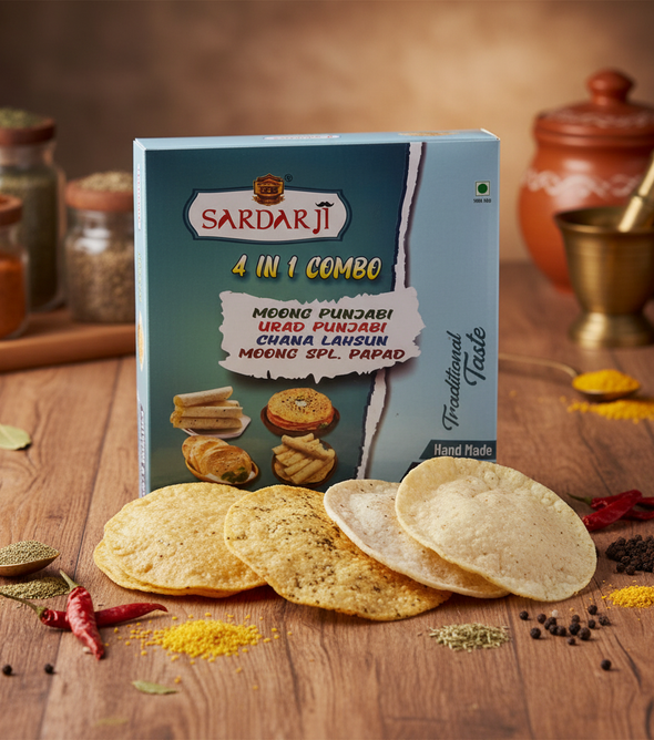 Sardar Ji Papad 4in1 Combo Pack